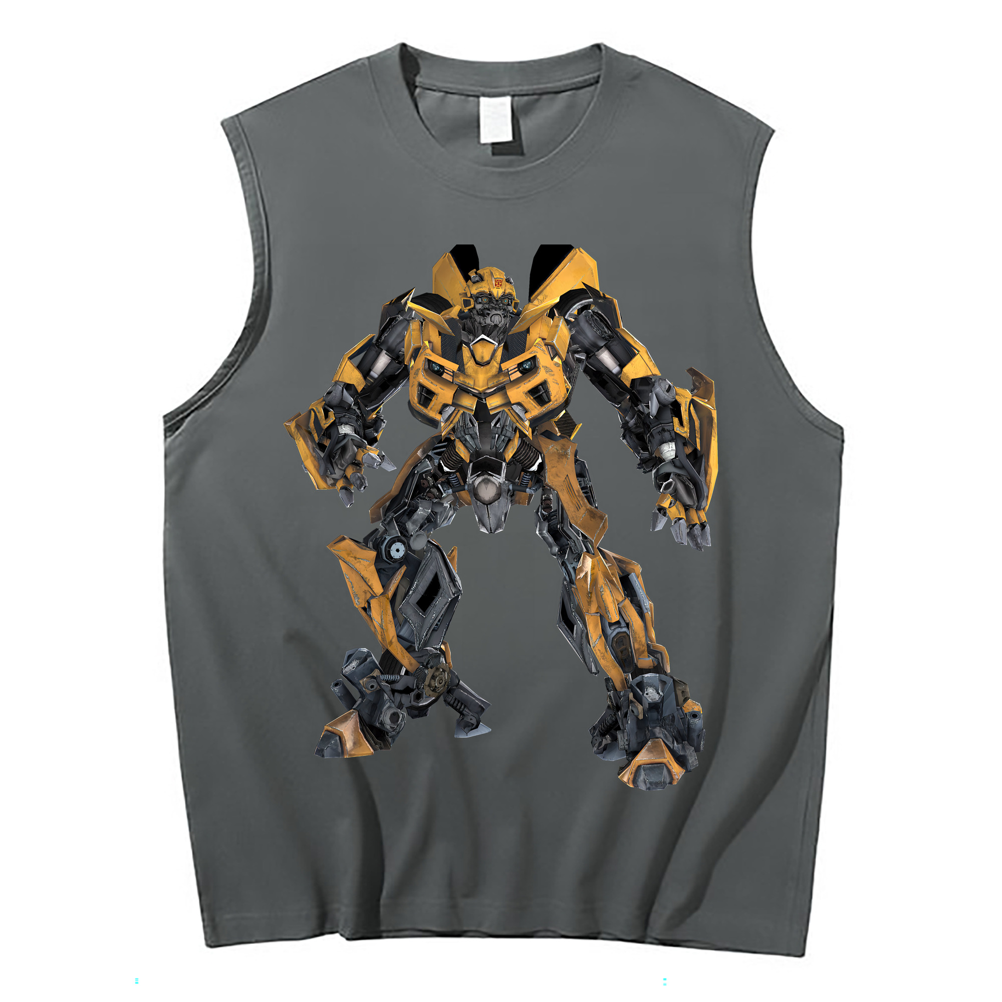 （画像用） Transformers トランスフォーマー コットン100％タンクトップ（フロントプリント）